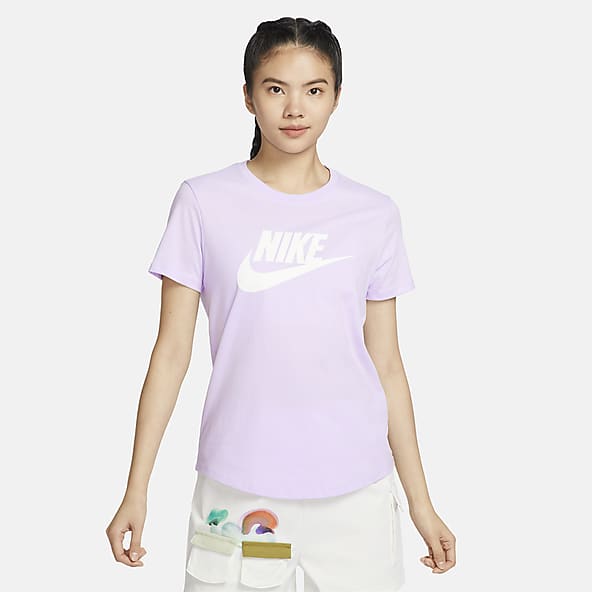 White and purple nike shirt store